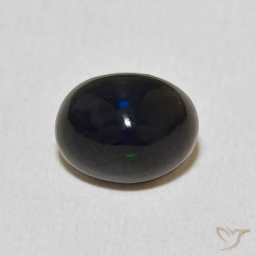 Opale ovale de 1,23 carats à vendre, Opale certifiée en vrac d'Ethiopie, Gemme naturelle, 9 x 7 mm, Photo A