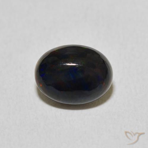 Opale Multicolore naturelle ovale, 1.23 ct, Opaque