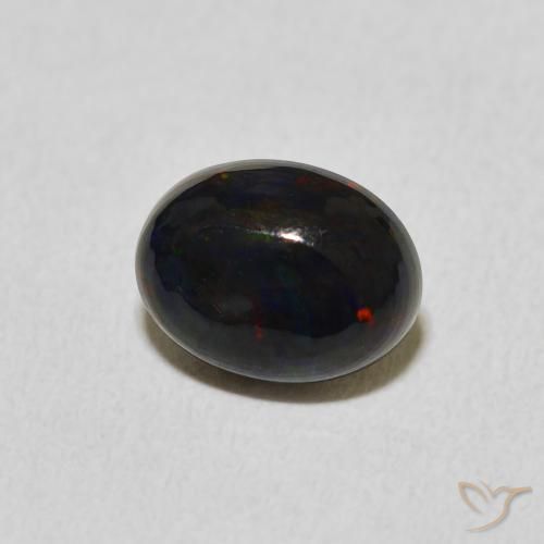 Opale Multicolore naturelle ovale, 1.23 ct, Opaque