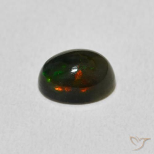 Opale Multicolore naturelle ovale, 0.77 ct, Opaque