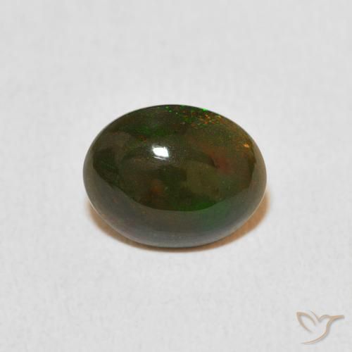 Opale Multicolore naturelle ovale, 1.03 ct, Opaque