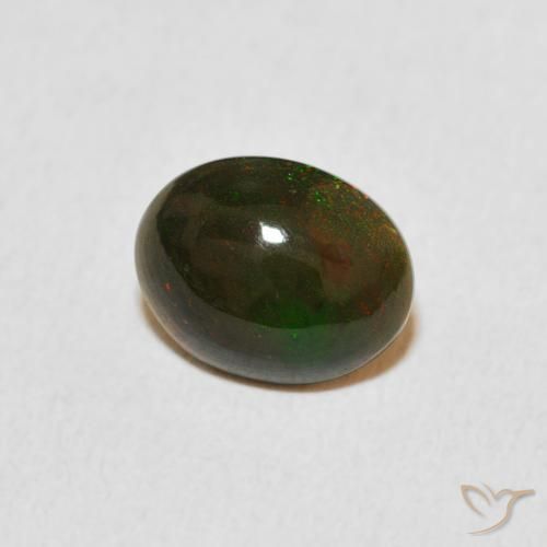 Opale Multicolore naturelle ovale, 1.03 ct, Opaque