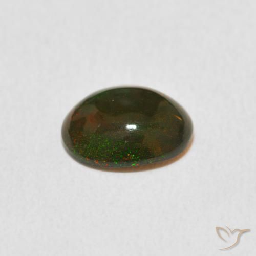 Opale Multicolore naturelle ovale, 1.03 ct, Opaque