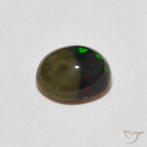 Opale Multicolore naturelle ovale, 1.29 ct, Opaque