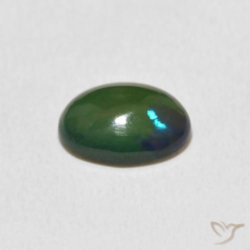 Opale Multicolore naturelle ovale, 0.91 ct, Opaque