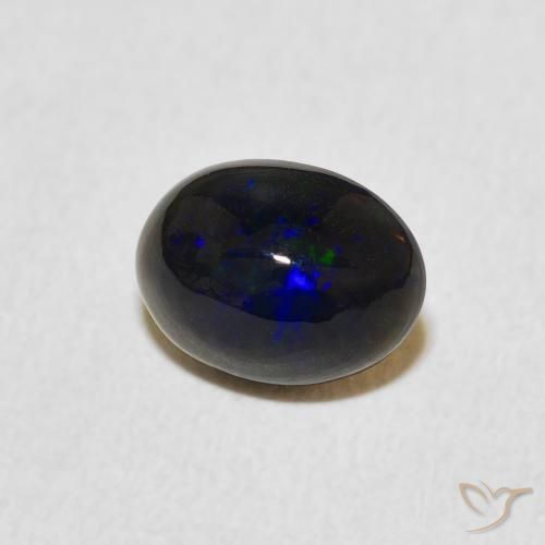 Opale Multicolore naturelle ovale, 0.82 ct, Opaque