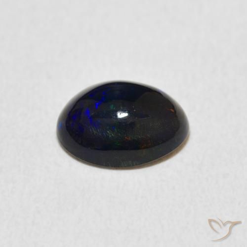 Opale Multicolore naturelle ovale, 0.82 ct, Opaque