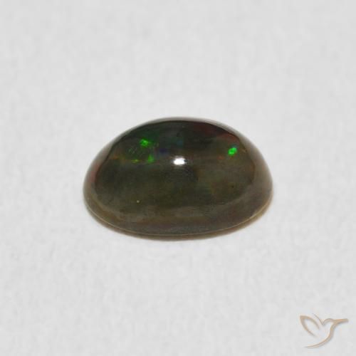 Opale Multicolore naturelle ovale, 0.53 ct, Opaque