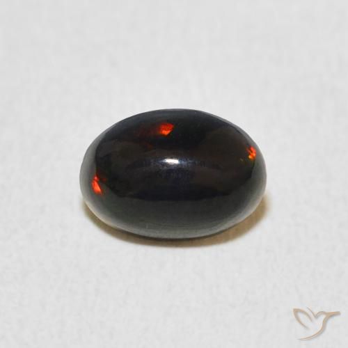 Opale Multicolore naturelle ovale, 0.42 ct, Opaque
