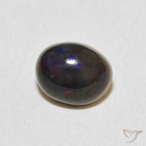 Opale Multicolore naturelle ovale, 0.91 ct, Opaque