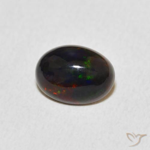 Opale Multicolore naturelle ovale, 0.77 ct, Opaque