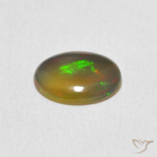 Opale Multicolore naturelle ovale, 0.81 ct, Opaque