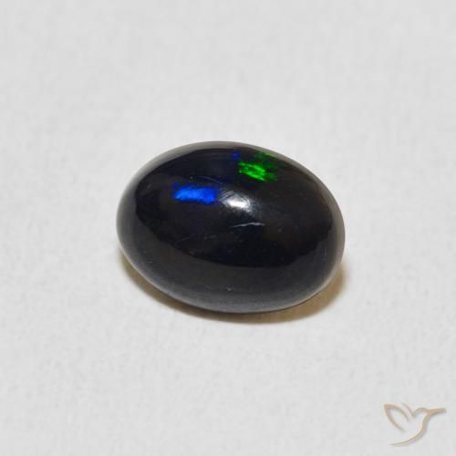 Opale Multicolore naturelle ovale, 0.51 ct, Opaque