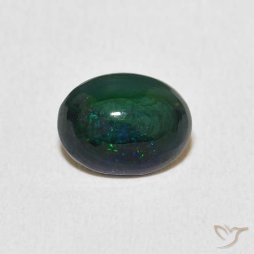1.06ct Naturel Multicolore Opale, ovale, Opaque