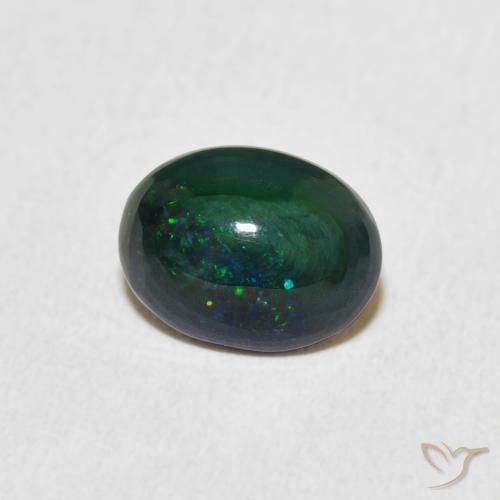 Opale Multicolore naturelle ovale, 1.06 ct, Opaque