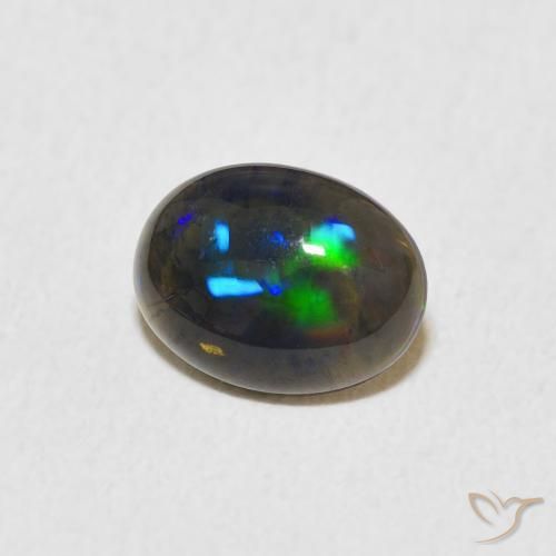 Opale Multicolore naturelle ovale, 0.61 ct, Opaque