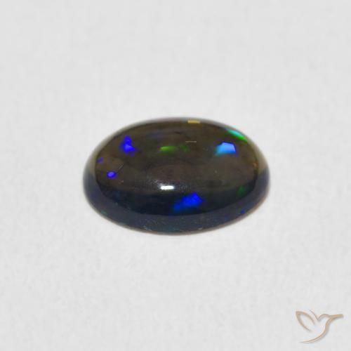 Opale Multicolore naturelle ovale, 0.61 ct, Opaque