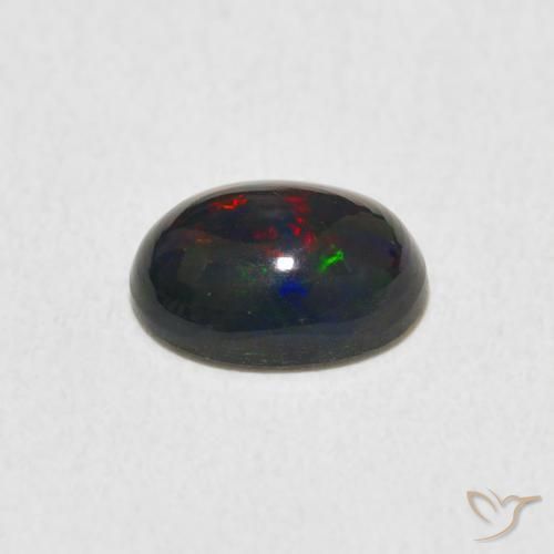 Opale Multicolore naturelle ovale, 0.85 ct, Opaque