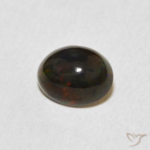 Opale Multicolore naturelle ovale, 0.66 ct, Opaque