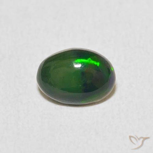 0.42ct Naturel Multicolore Opale, ovale, Opaque