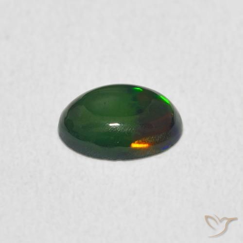 Opale Multicolore naturelle ovale, 0.42 ct, Opaque
