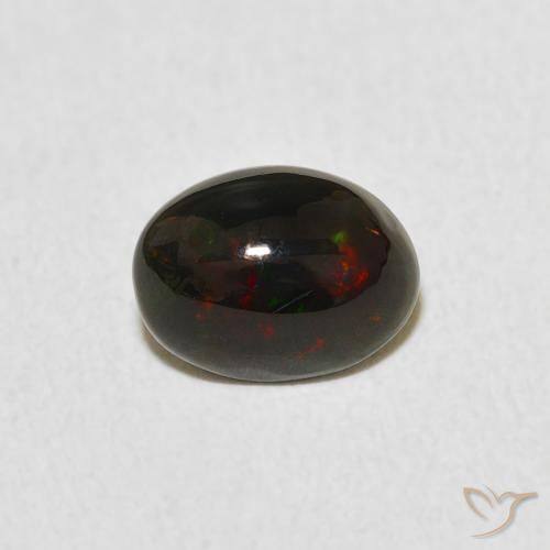0.64ct Naturel Multicolore Opale, ovale, Opaque