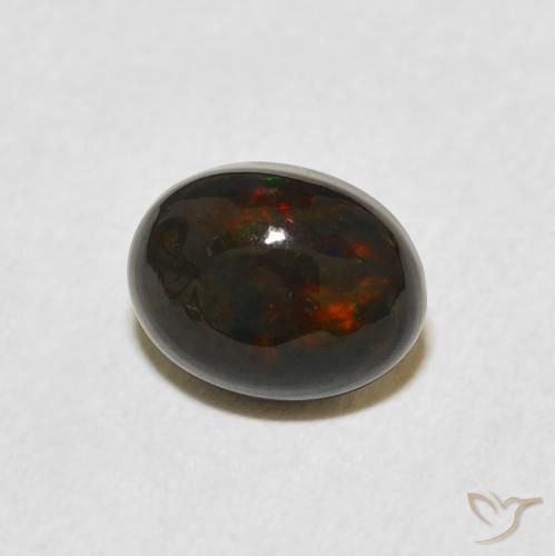 Opale Multicolore naturelle ovale, 1.39 ct, Opaque