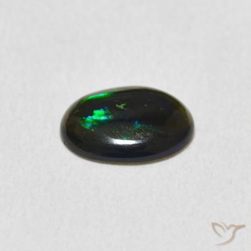 Opale Multicolore naturelle ovale, 0.70 ct, Opaque