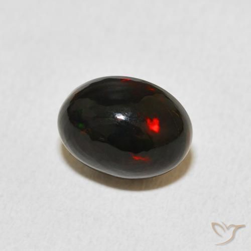 Opale Multicolore naturelle ovale, 1.45 ct, Opaque