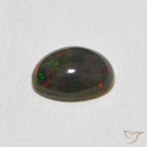 Opale Multicolore naturelle ovale, 0.89 ct, Opaque