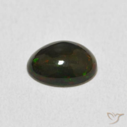 Opale Multicolore naturelle ovale, 0.75 ct, Opaque