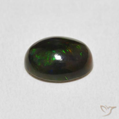 Opale Multicolore naturelle ovale, 1.06 ct, Opaque