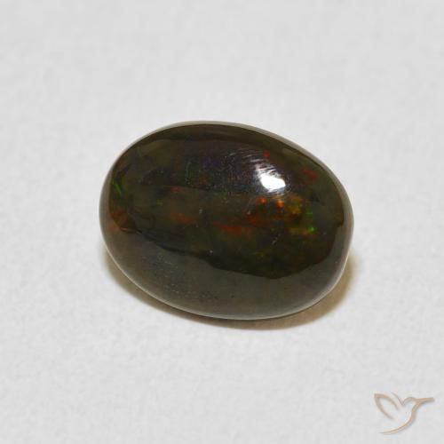 Opale Multicolore naturelle ovale, 0.81 ct, Opaque