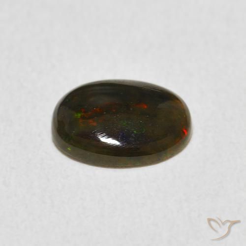 Opale Multicolore naturelle ovale, 0.81 ct, Opaque