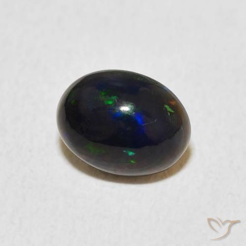 Opale Multicolore naturelle ovale, 0.73 ct, Opaque