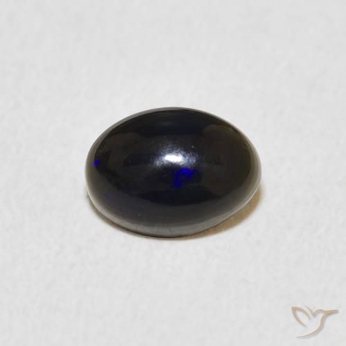 Opale ovale de 0,48 carats à vendre, Opale certifiée en vrac d'Ethiopie, Gemme naturelle, 7 x 5,2 mm, Photo A