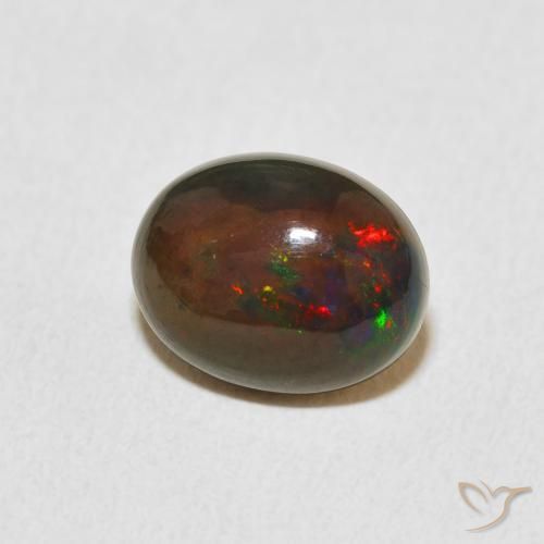 Opale Multicolore naturelle ovale, 1.72 ct, Opaque