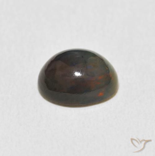 Opale Multicolore naturelle ovale, 1.24 ct, Opaque