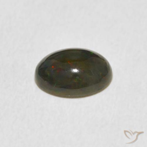 Opale Multicolore naturelle ovale, 0.79 ct, Opaque