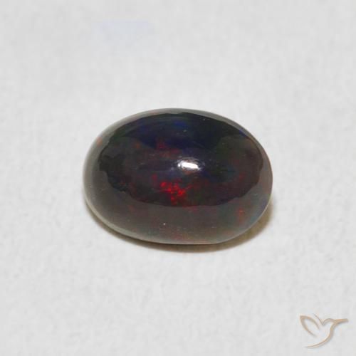 Opale Multicolore naturelle ovale, 0.56 ct, Opaque