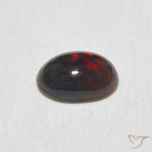 Opale Multicolore naturelle ovale, 0.56 ct, Opaque