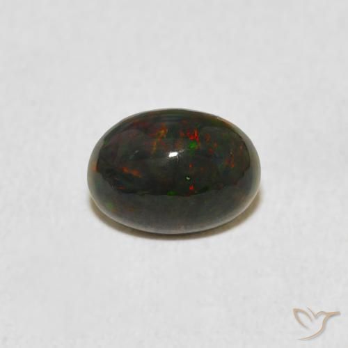0.67ct Naturel Multicolore Opale, ovale, Opaque