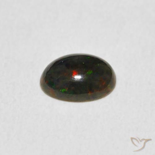 Opale Multicolore naturelle ovale, 0.67 ct, Opaque