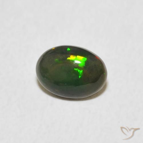 Opale Multicolore naturelle ovale, 0.45 ct, Opaque
