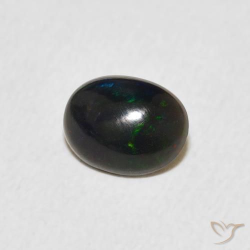 Opale Multicolore naturelle ovale, 0.60 ct, Opaque