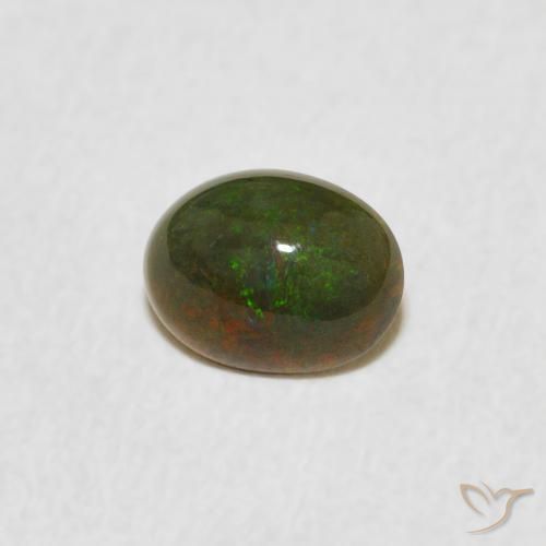 Opale Multicolore naturelle ovale, 0.40 ct, Opaque