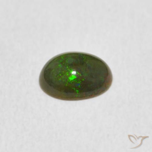 Opale Multicolore naturelle ovale, 0.40 ct, Opaque