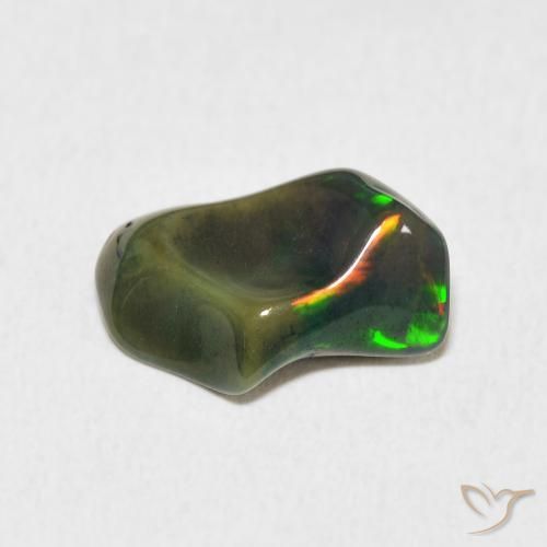 Opale Multicolore naturelle Fantaisie, 2.28 ct, Opaque