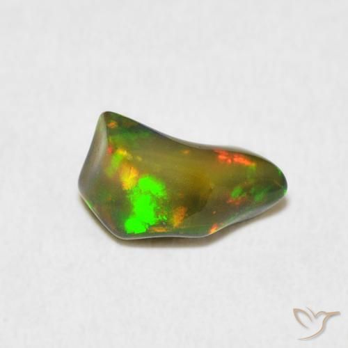 1.28ct Naturel Multicolore Opale, Fantaisie, Opaque