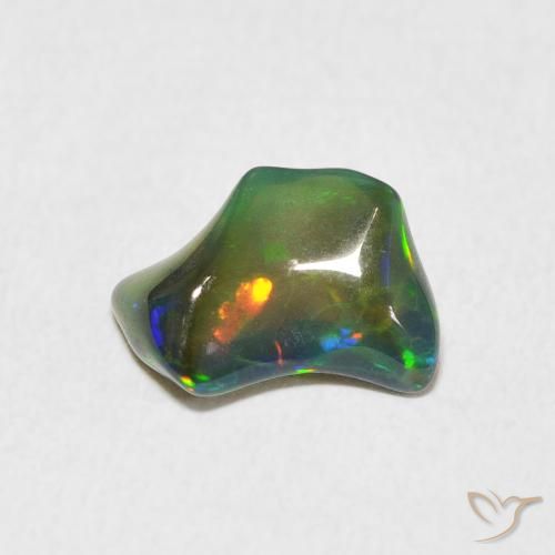1.66ct Naturel Multicolore Opale, Fantaisie, Opaque